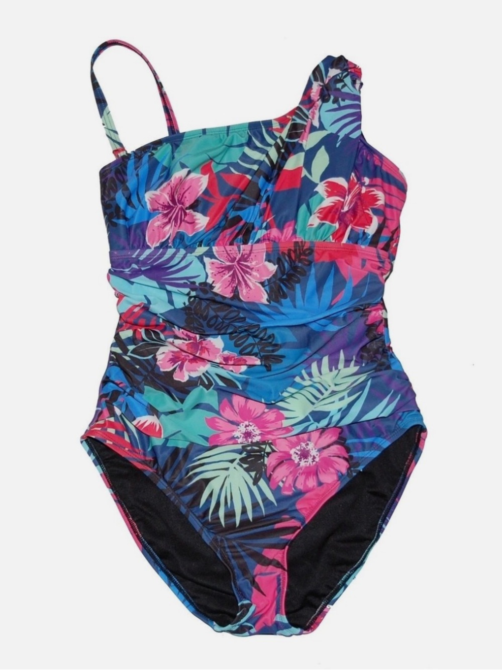 NWT Bleu Rod Beattie Floral One Piece Swimsuit 8